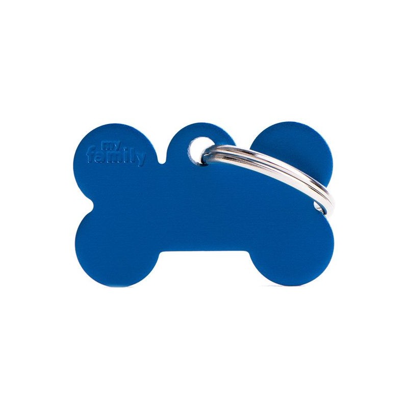 Médaille Basic Os Petit Aluminium Bleu