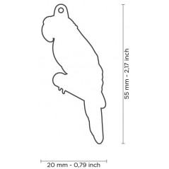 Médaille Perroquet - 20,90 € - My Family - 8058773276681 - Ornibird SRL