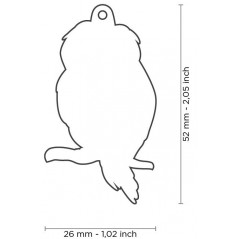 Médaille Hibou - 20,90 € - My Family - 8058773276698 - Ornibird SRL