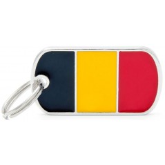 Médaille Drapeau Belgique - 18,90 € - My Family - 8055960250974 - Ornibird SRL