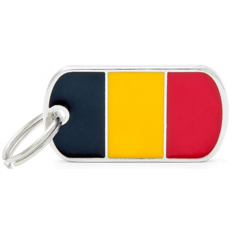 Médaille Drapeau Belgique Médaille Drapeau Belgique