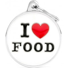Médaille Cercle Grand " I Love Food " - 18,90 € - My Family - 8055960259540 - Ornibird SRL