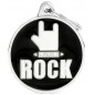 Médaille Cercle Grand " Rock "