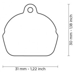 Médaille Food Burger - 18,90 € - My Family - 8051938216591 - Ornibird SRL