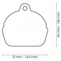 Médaille Food Burger Médaille Food Burger