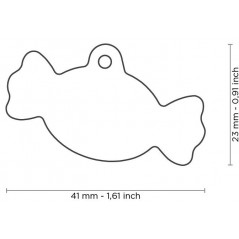 Médaille Food Candy - 18,90 € - My Family - 8051938216737 - Ornibird SRL
