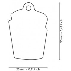 Médaille Food Frites - 18,90 € - My Family - 8051938216607 - Ornibird SRL