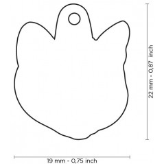 Médaille Chat Européen Noir et Blanc - 18,90 € - My Family - 3000000170908 - Ornibird SRL