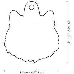 Médaille Chat Persan Rouge - 18,90 € - My Family - 3000000170953 - Ornibird SRL