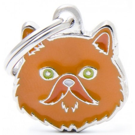 Médaille Chat Persan Rouge à 18,90 € - My Family - MF38RED - Médaille pour gravure