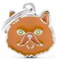 Médaille Chat Persan Rouge Médaille Chat Persan Rouge