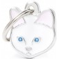 Médaille Chat Blanc