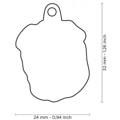 Médaille Chien Shar Pei 1 - 18,90 € - My Family - 8055960250059 - Ornibird SRL