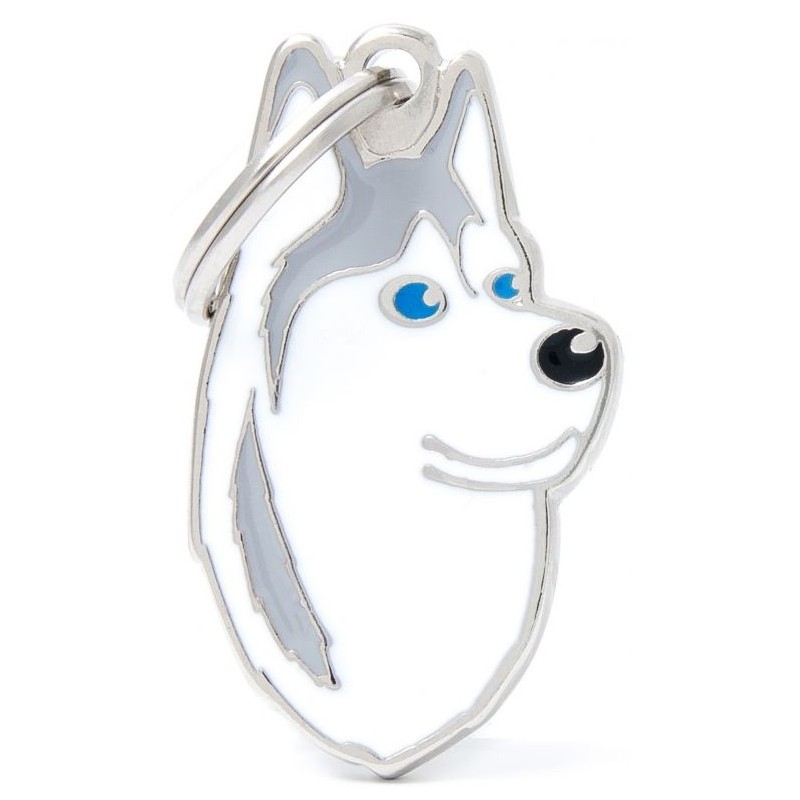 Médaille chien Husky Sibérien