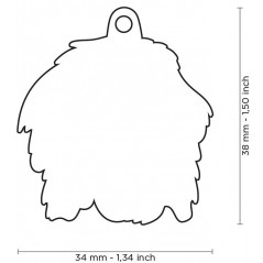 Médaille Chien Terre-Neuve - 18,90 € - My Family - 8055960250202 - Ornibird SRL