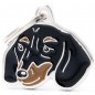 Médaille Chien Teckel Noir Médaille Chien Teckel Noir