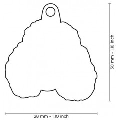 Médaille Chien Caniche Abricot - 18,90 € - My Family - 8055960258543 - Ornibird SRL