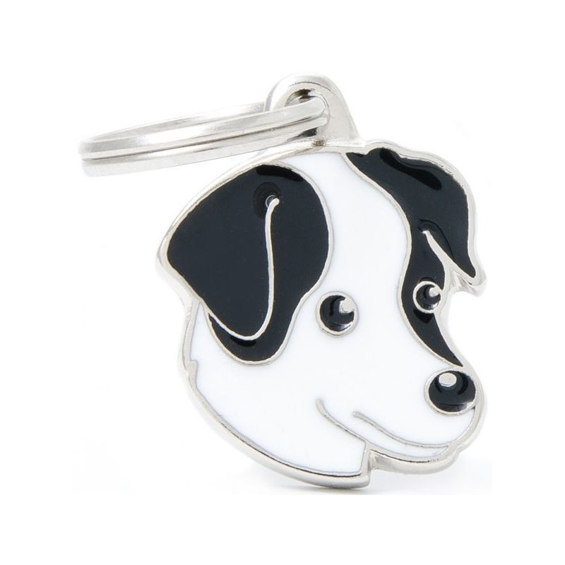 Médaille Chien Jack Russell Noir Médaille Chien Jack Russell Noir
