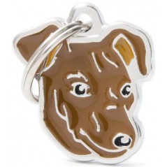 Médaille Chien Pinscher Brun - 18,90 € - My Family - 3000000171585 - Ornibird SRL