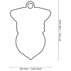 Médaille Chien Shanauzer Poivre et Sel - 18,90 € - My Family - 3000000171608 - Ornibird SRL
