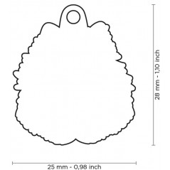 Médaille Chien Volpino Brun - 18,90 € - My Family - 3000000171622 - Ornibird SRL