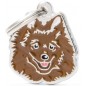Médaille Chien Volpino Brun