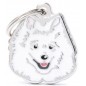 Médaille Chien Volpino Blanc