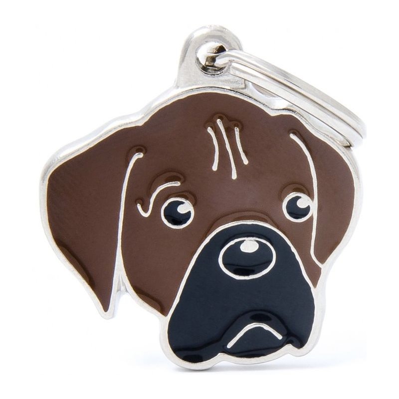 Médaille Chien Boxer Bringé Médaille Chien Boxer Bringé