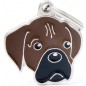 Médaille Chien Boxer Bringé Médaille Chien Boxer Bringé
