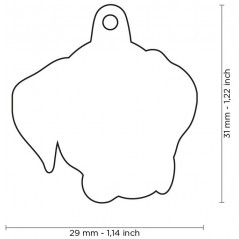 Médaille Chien Boxer Blanc et Brun - 18,90 € - My Family - 3000000171714 - Ornibird SRL