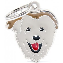 Médaille Chien Métis à 18,90 € - My Family - MF44 - Médaille pour gravure