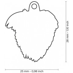 Médaille Chien Métis - 18,90 € - My Family - 3000000171721 - Ornibird SRL