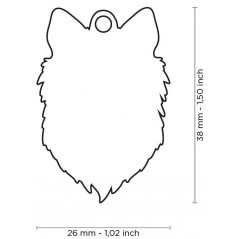 Médaille Chien Collie - 18,90 € - My Family - 3000000171745 - Ornibird SRL