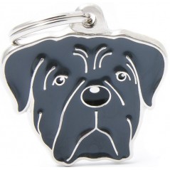 Médaille Chien Corso Gris à 18,90 € - My Family - MF47 - Médaille pour gravure