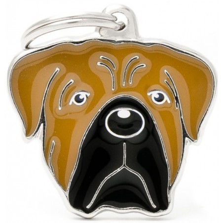 Médaille Chien Corso à 18,90 € - My Family - MF47BROWN - Médaille pour gravure