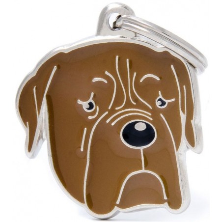 Médaille Chien Dogue de Bordeaux à 18,90 € - My Family - MF50 - Médaille pour gravure