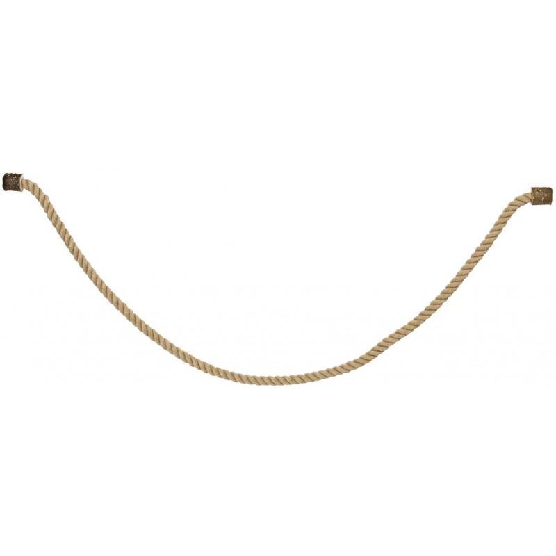 Corde d'escalade en Jute avec attache en acier 2,5x500cm - Wagner Corde d'escalade en Jute avec attache en acier 2,5x500cm - Wagner
