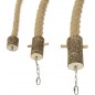 Corde d'escalade en Jute avec attache en acier 5x500cm - Wagner Corde d'escalade en Jute avec attache en acier 5x500cm - Wagner