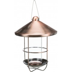 Mangeoire extérieure avec grille métal 500ml/19x26cm Cuivré - Trixie - 25,00 € - Trixie - 4011905556536 - Ornibird SRL
