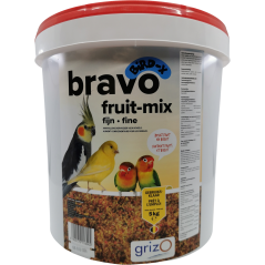 Bravo Fruit Mix Fine en seau 5kg - Bird-X 102033050 Grizo 30,20 € Ornibird