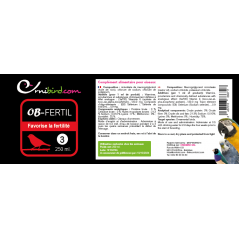 OB-FERTIL - Favorise la fertilité 250ml - Ornibird.com OB003 Private Label - Ornibird 15,10 € Ornibird