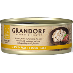 Chat Filet de Poulet et Filet de Canard 70gr - Grandorf GDCW0307 Grandorf 1,90 € Ornibird