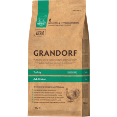 Chien Adult Maxi Races - Dinde 10kg - Grandorf à 72,95 € - Grandorf - GDDD1310 - Grandorf