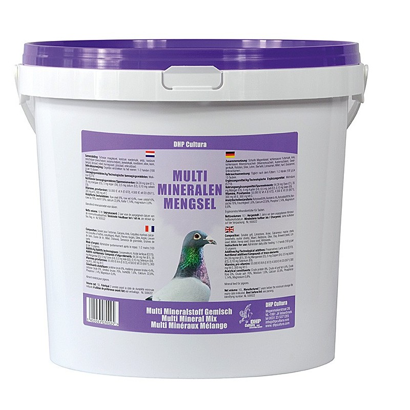 Mixing multi-minerals (the bucket the more complete) 10l - DHP 33001 DHP 24,20 € Ornibird