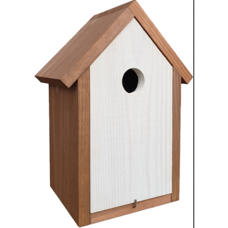 Nid pour mesanges 19,5x13x27cm Blanc à 16,95 € - Kinlys - 17486 - Nids