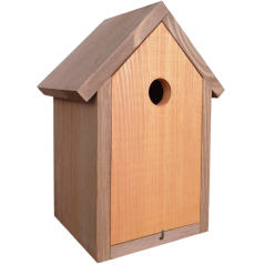Nid pour mesanges 19,5x13x27cm Brun à 16,95 € - Kinlys - 17487 - Nids