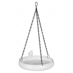 Abreuvoir à suspendre en céramique 150ml/21cm Blanc - Trixie à 14,00 € - Trixie - 55629 - Abris & Mangeoires