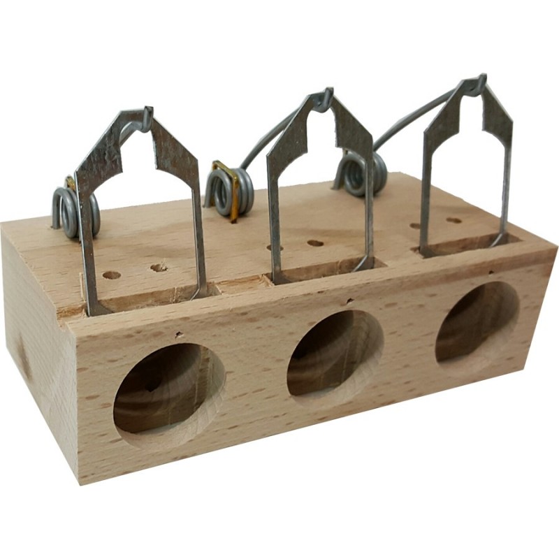 Piège Trappe à souris 3 trous à 11,35 € Kinlys