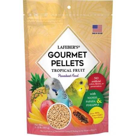 Tropical Fruit Gourmet Pellets Perruche 567gr - Lafeber's à 13,95 € - Lafeber's - LF52630 - Perruches