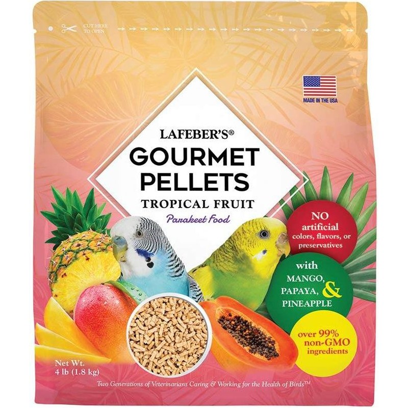 Tropical Fruit Gourmet Pellets Perruche 1,8kg - Lafeber's Tropical Fruit Gourmet Pellets Perruche 1,8kg - Lafeber's